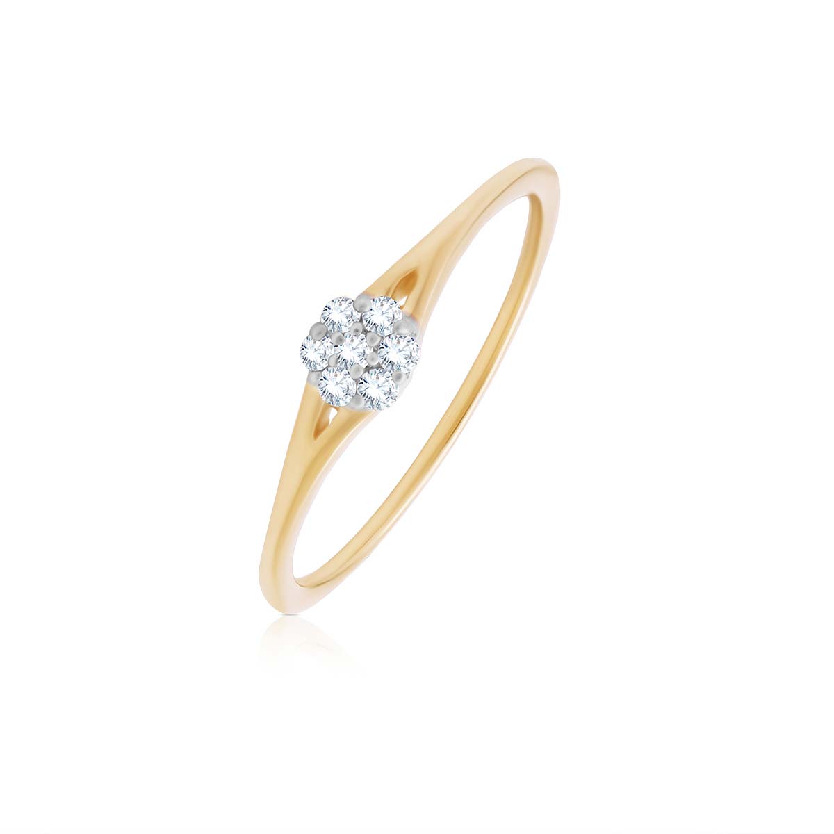 Florish Eminent Diamond Ring with Free Gold Coin