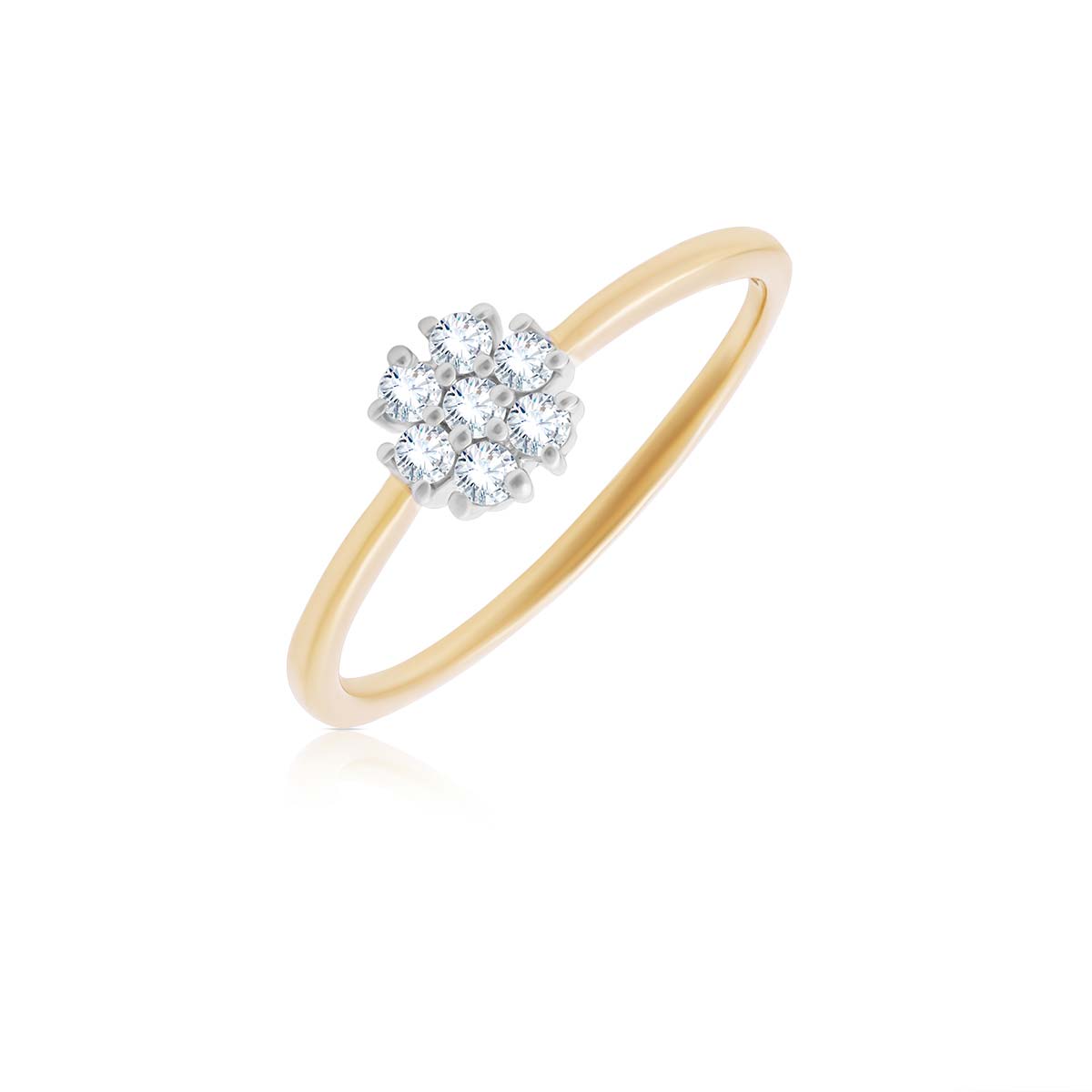 Aaravi Diamond Ring with Free Gold Coin