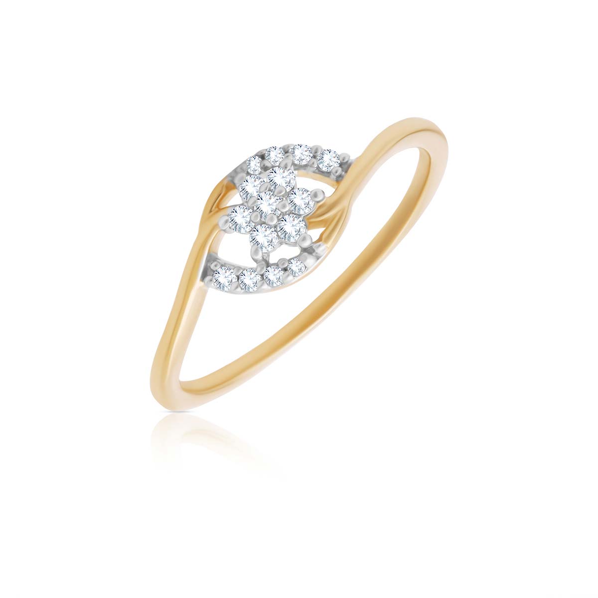 Blooming Diamond Ring with Free Gold Coin