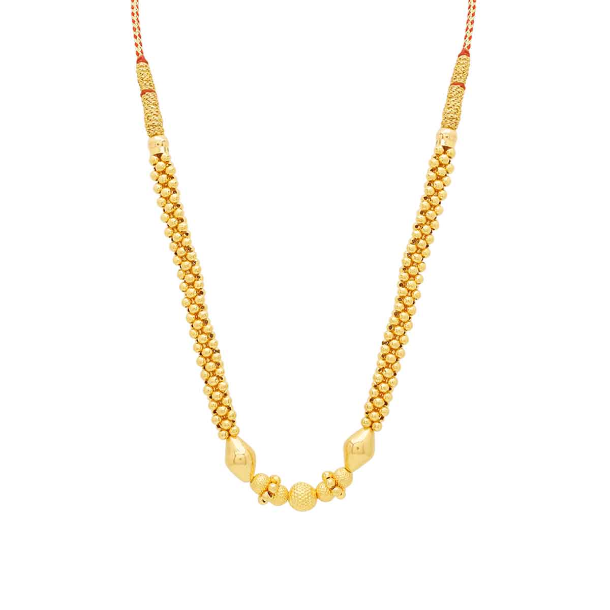 Gold Thushi Necklace with Free Gold Coin