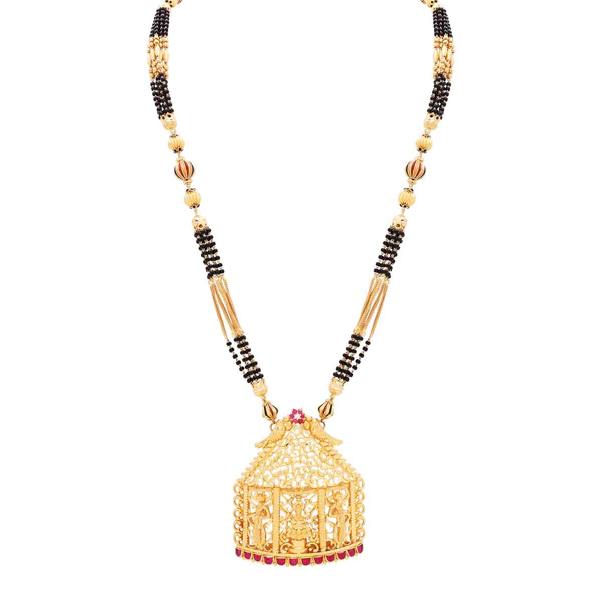 WHP 22Kt Gold Mangalsutra For Women with Free Gold Coin