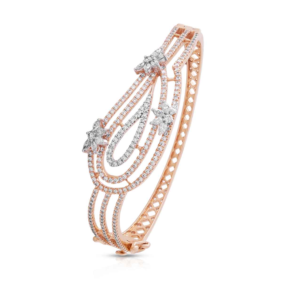 The stylish Diamond Bracelet with Free Gold Coin