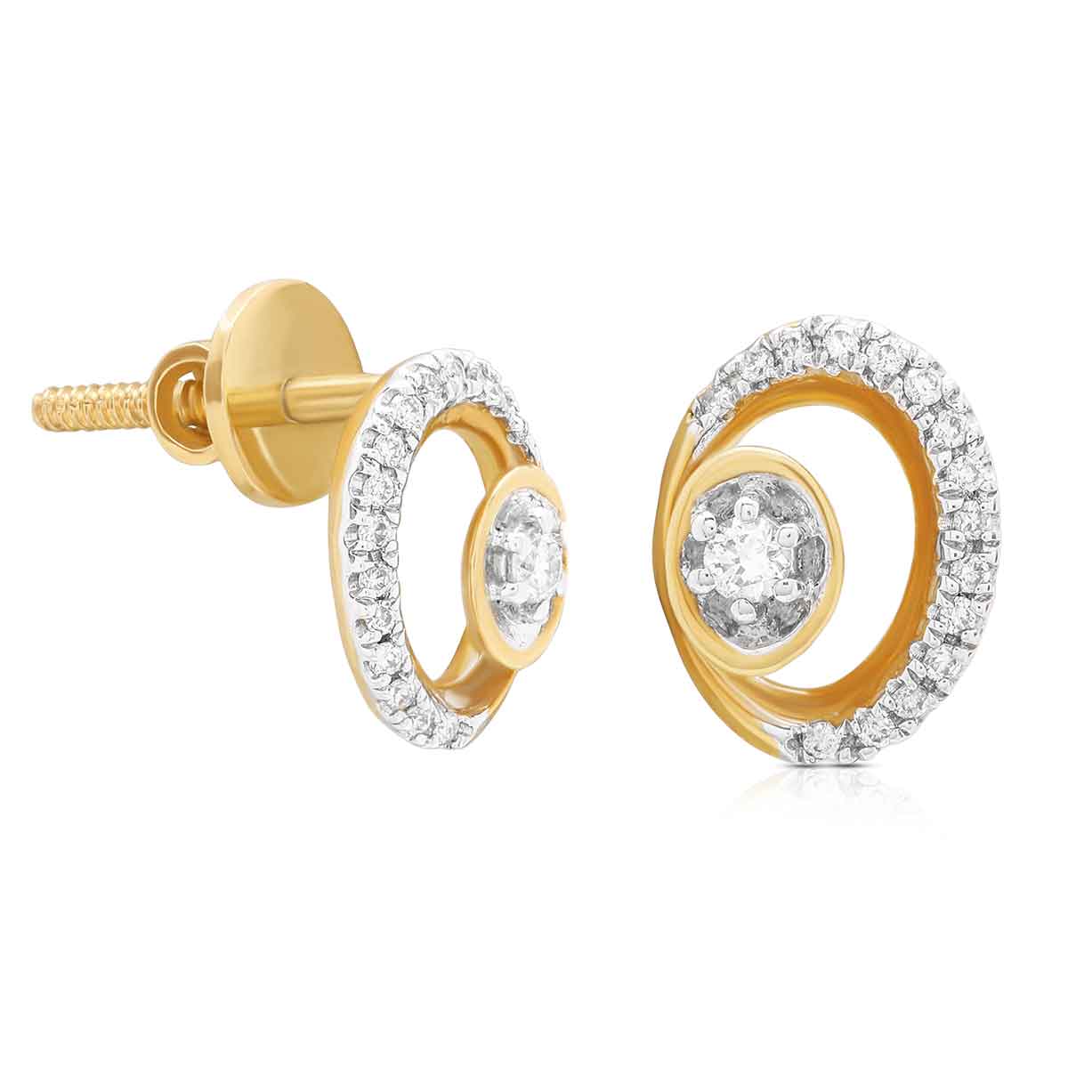 Diamond Earring For Women with Free Gold Coin