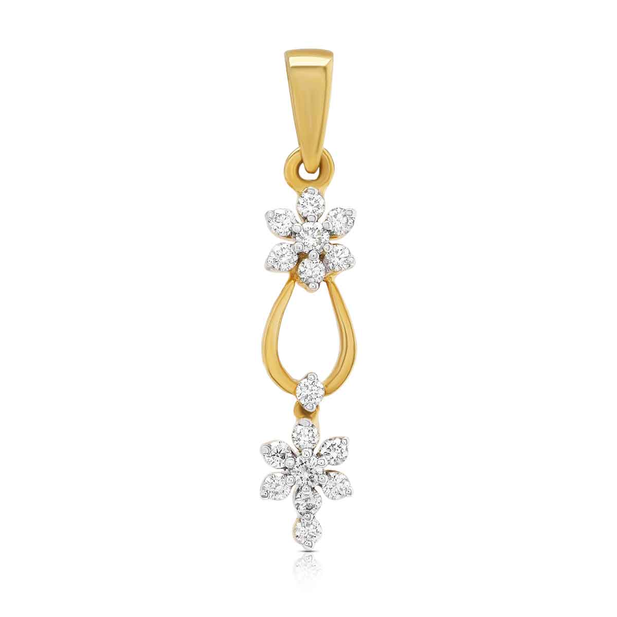 Diamond Pendant For Women with Free Gold Coin