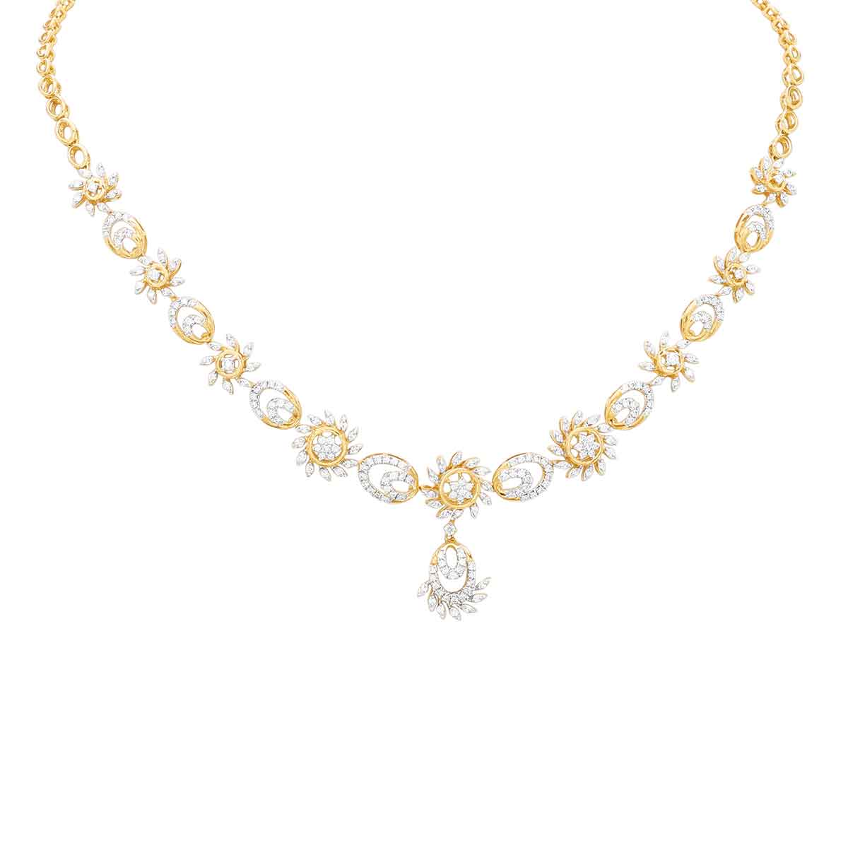 Serafina Diamond Necklace with Free Gold Coin