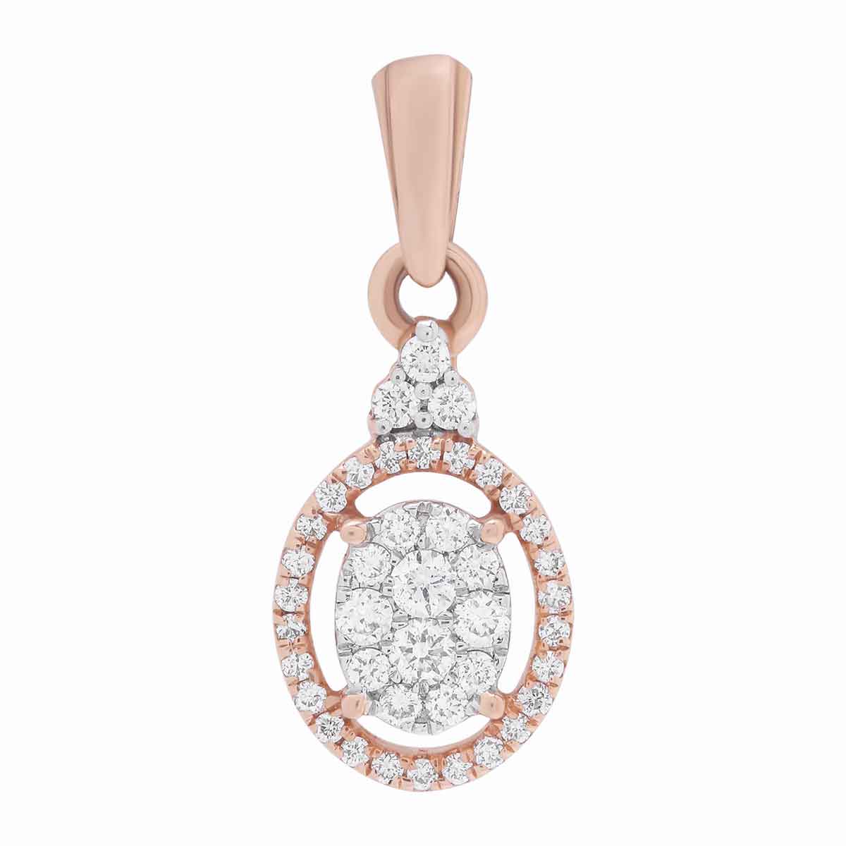 Diamond Pendant For Women with Free Gold Coin