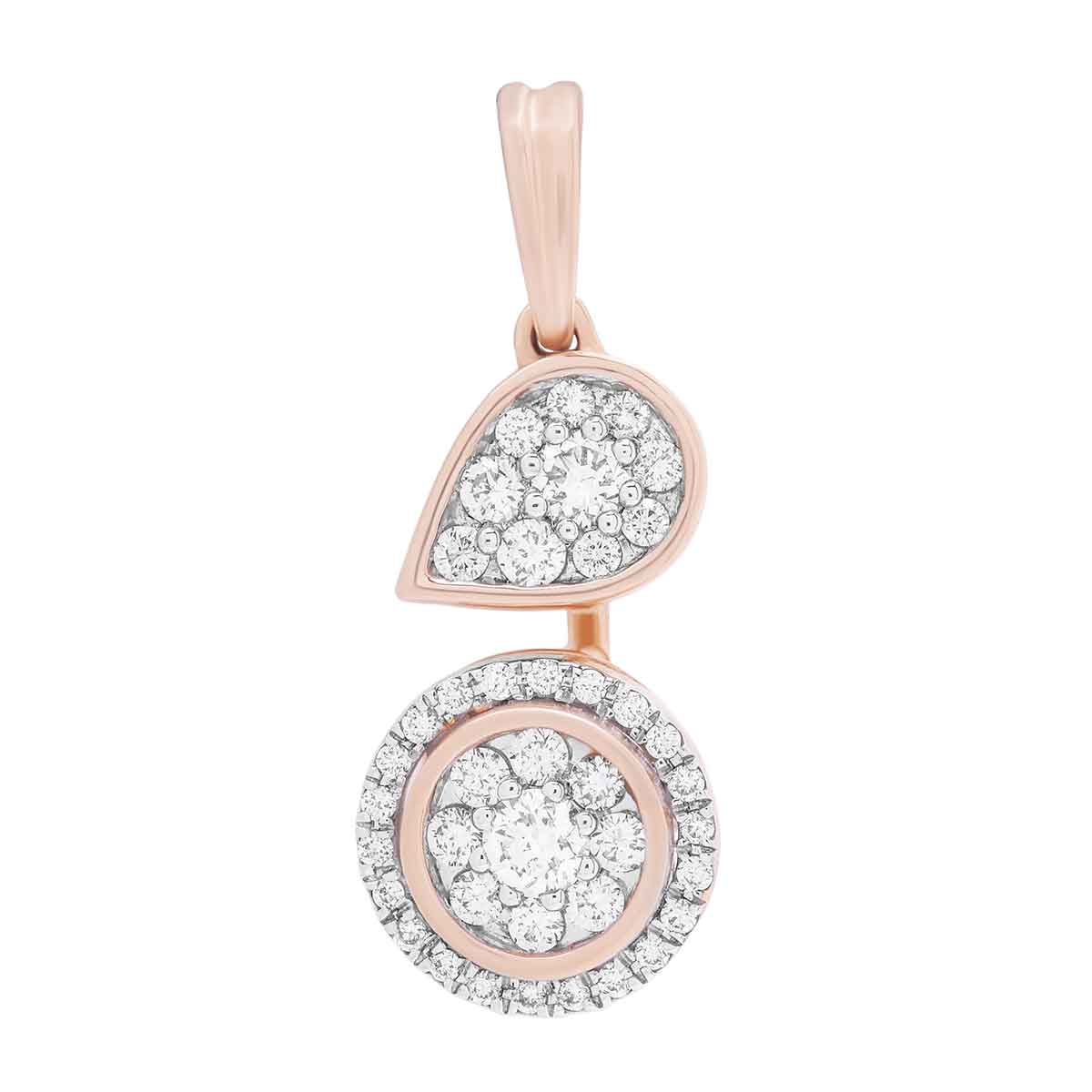 Diamond Pendant For Women with Free Gold Coin