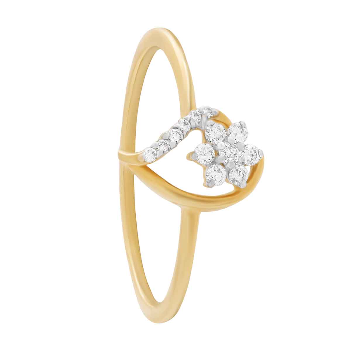 Advika Diamond Ring with Free Gold Coin