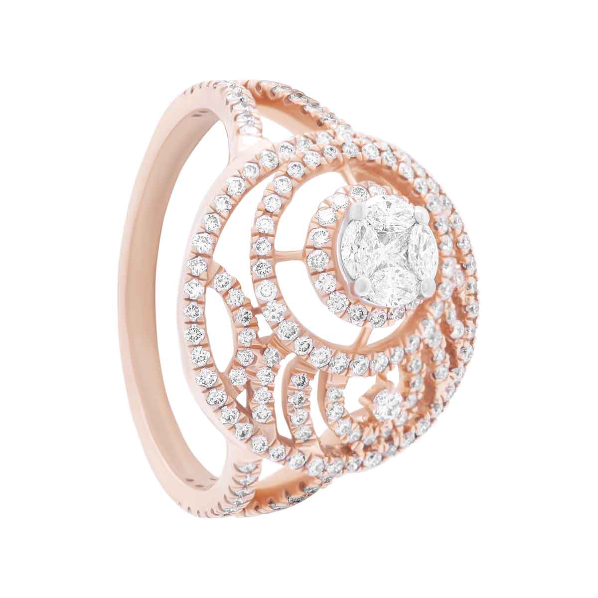 Diamond Ring For Women with Free Gold Coin