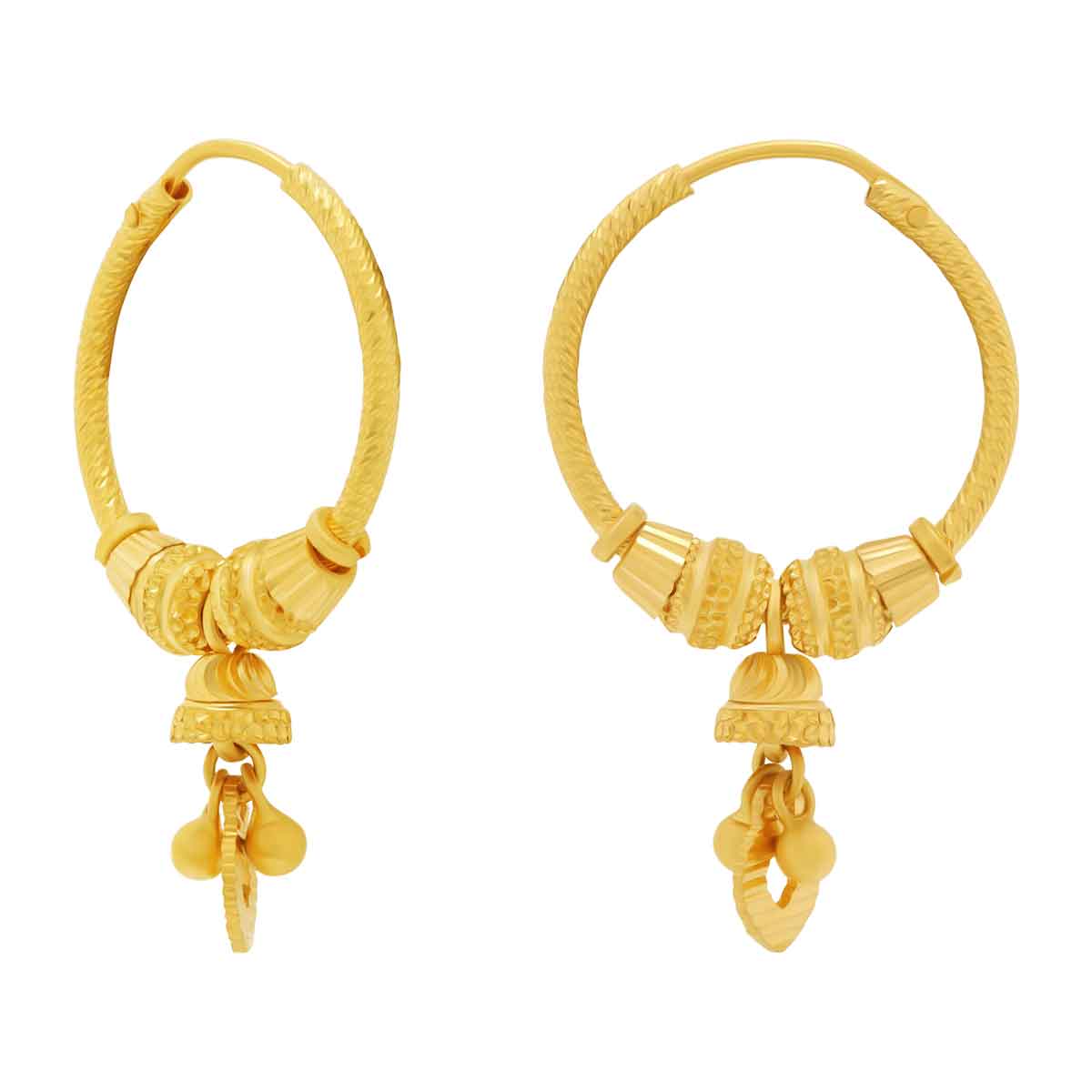 Gold Earring For Women with Free Gold Coin