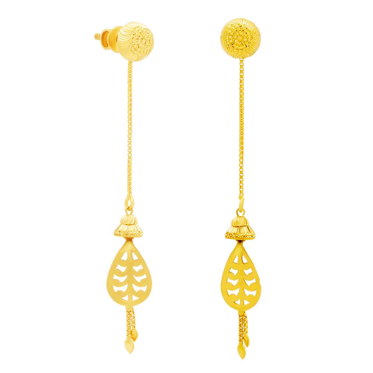 Gold Earring For Women with Free Gold Coin