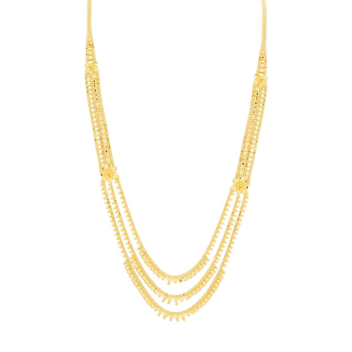 Gold Saari Haar Necklace For Women