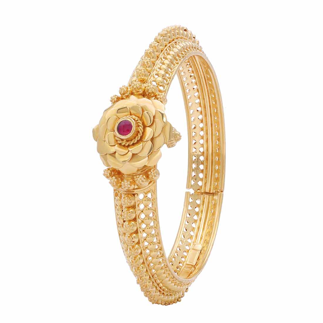 Gulab Toda Bangle with Free Gold Coin