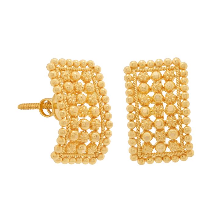 Gold Earring For Women with Free Gold Coin