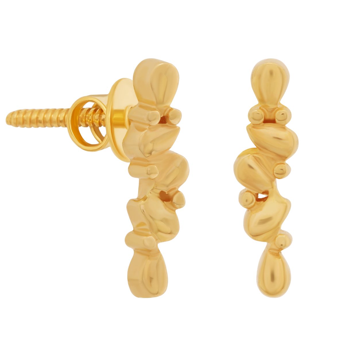 Gold Earring For Women with Free Gold Coin