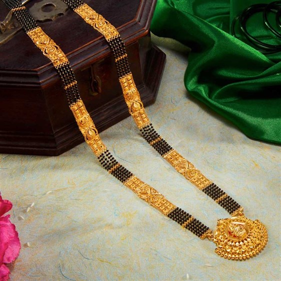 Gold Mangalsutra For Women with Free Gold Coin