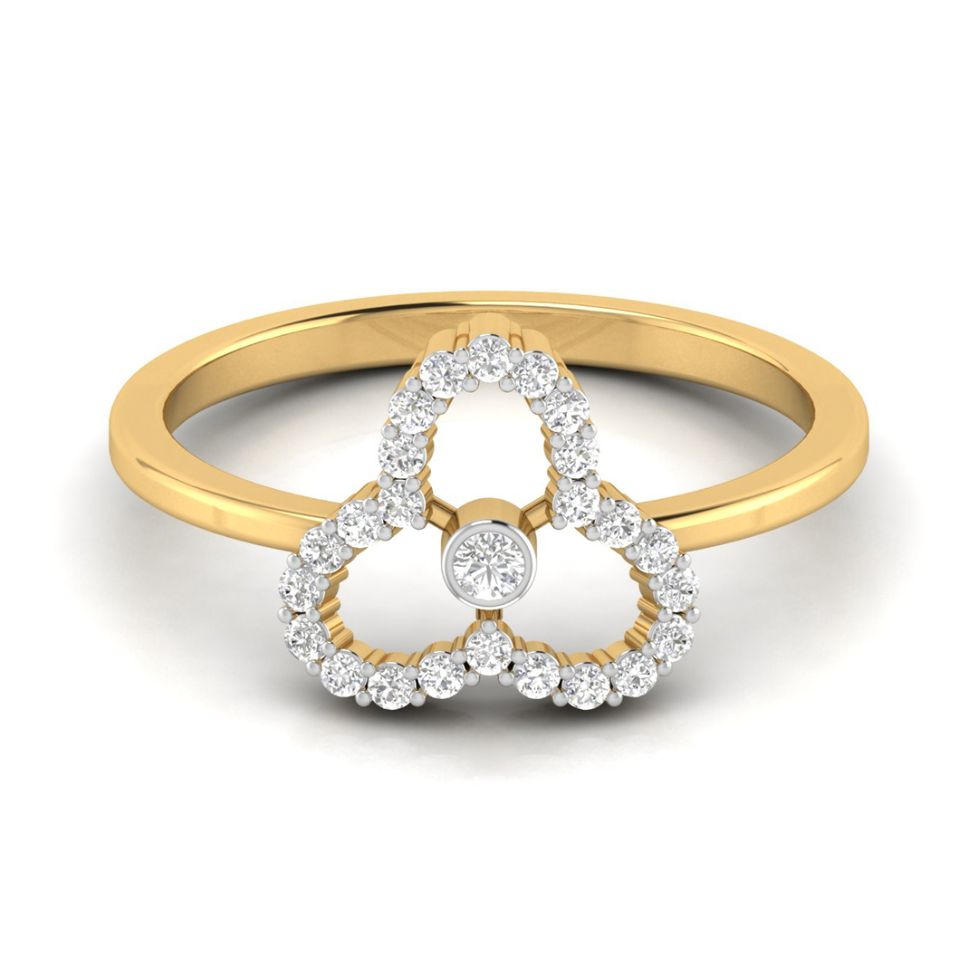 Diamond Ring For Women with Free Gold Coin