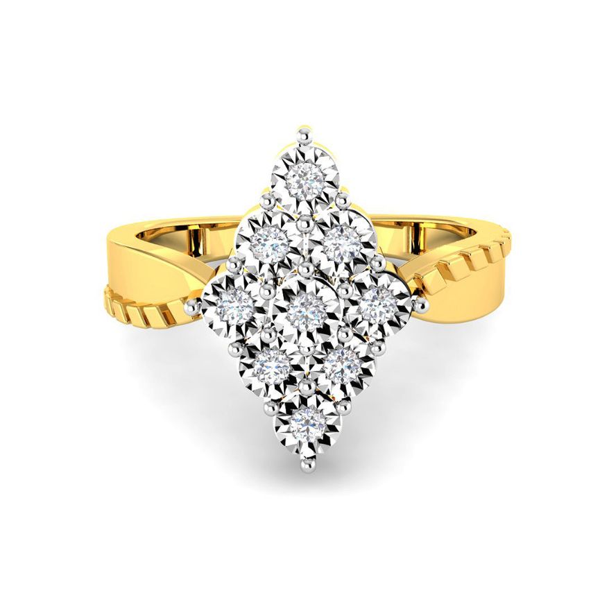 Qushi Diamond Ring with Free Gold Coin