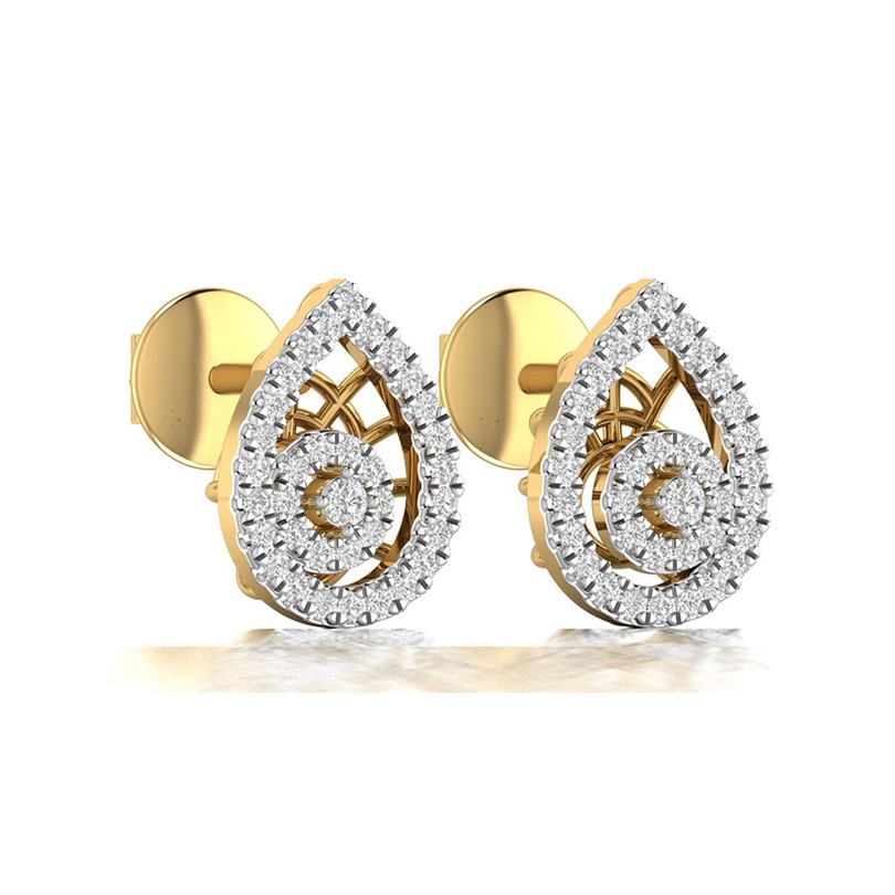 WHP Diamond Earring For Women with Free Gold Coin