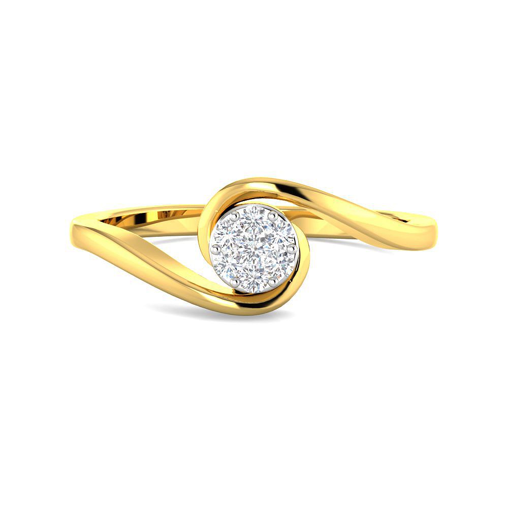 Diamond Ring For Women with Free Gold Coin