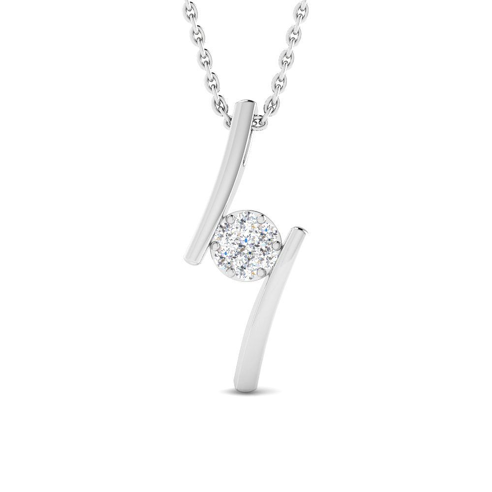 Diamond Pendant For Women with Free Gold Coin