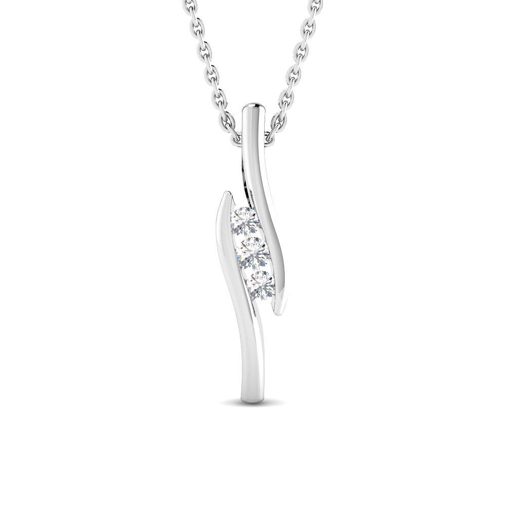 Diamond Pendant For Women with Free Gold Coin