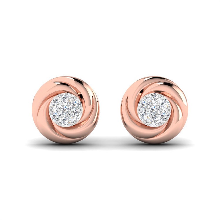 Diamond Earring For Women with Free Gold Coin