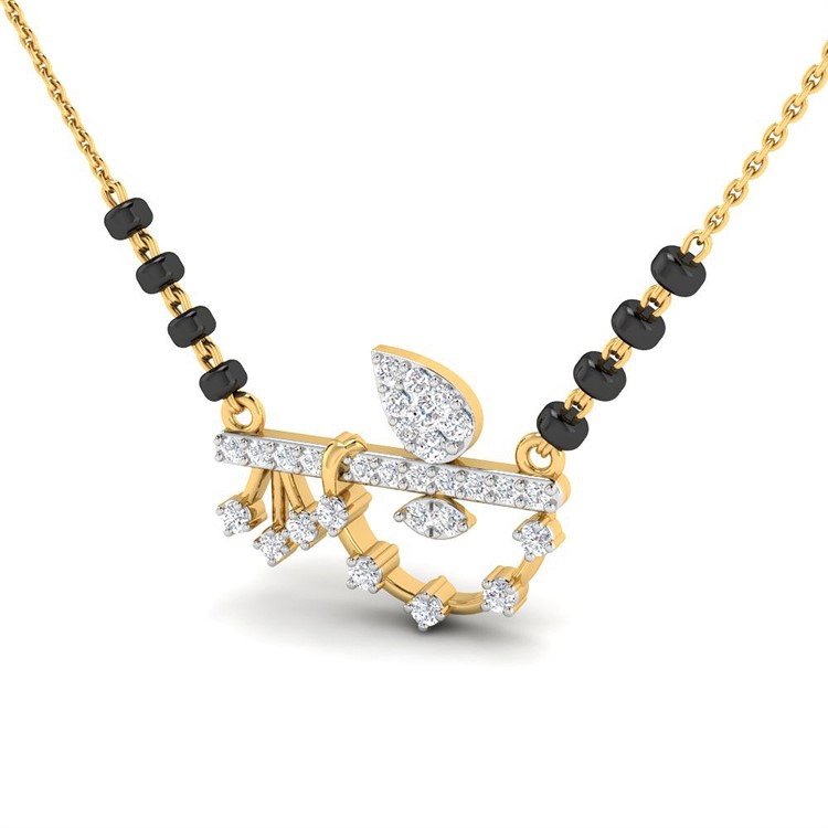 Fleur Diamond Mangalsutra