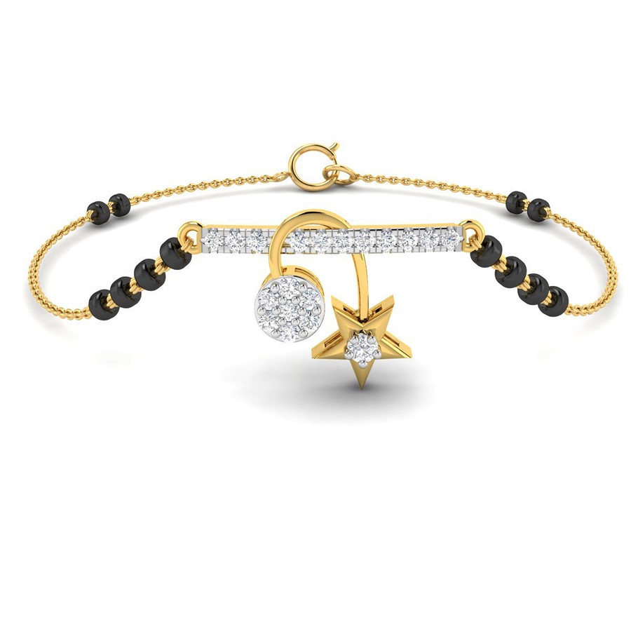 Anmol Sitara Diamond Mangalsutra Bracelet