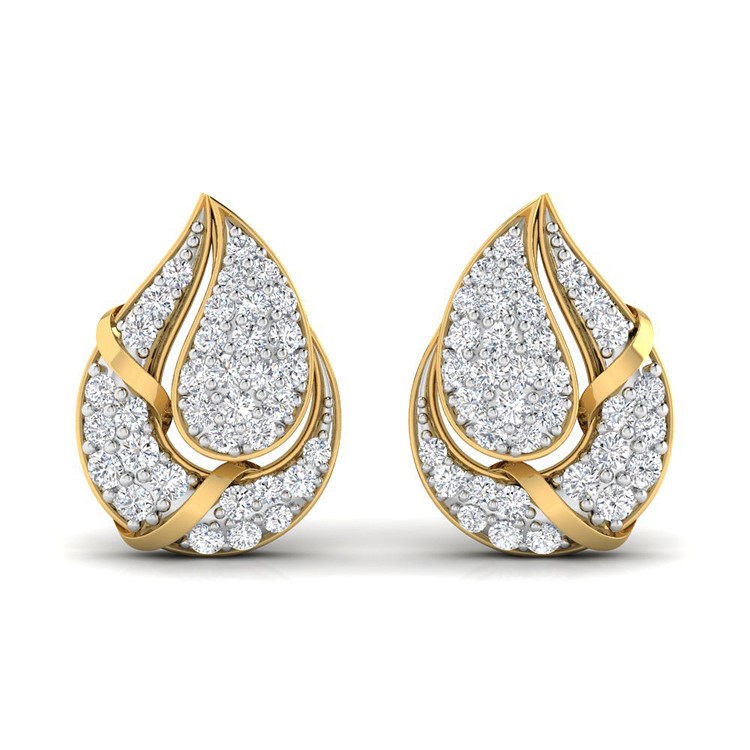 Gold Earring For Women with Free Gold Coin