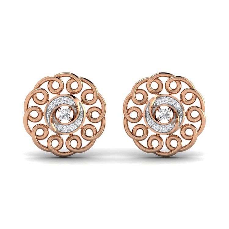 Rose Gold Earring For Women