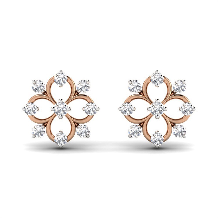 Rose Gold Earring For Women