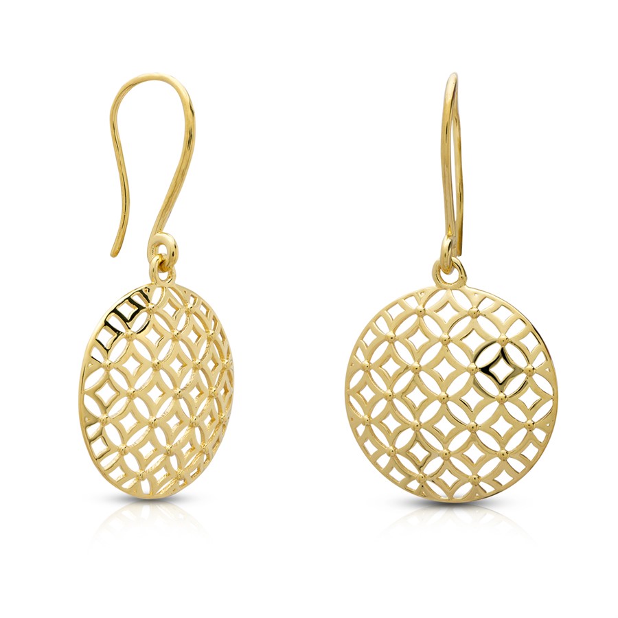 Gold Earring For Women with Free Gold Coin