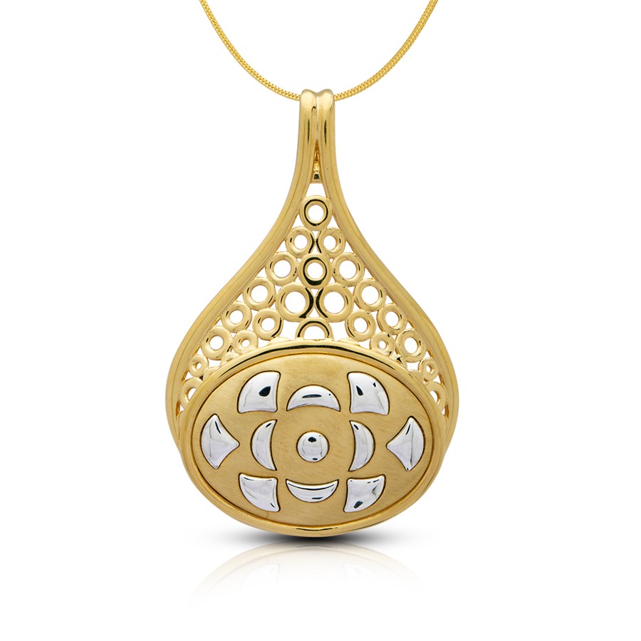 Gold Pendent For Women with Free Gold Coin