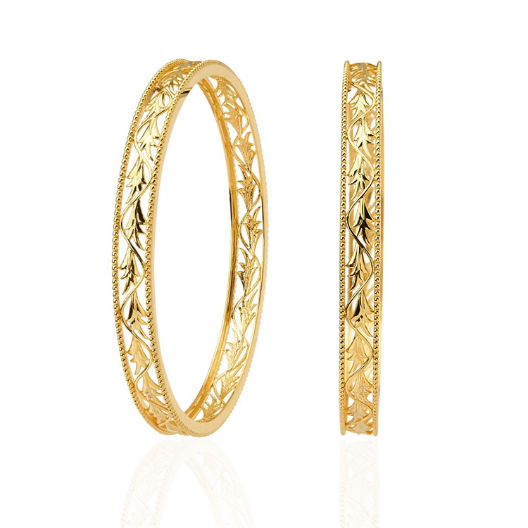 Gold Bangle For Women with Free Gold Coin