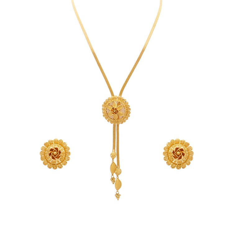 Gold Necklace Set For Women