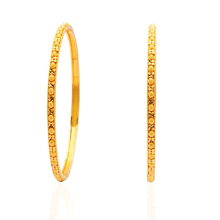 Gold Bangle For Women with Free Gold Coin