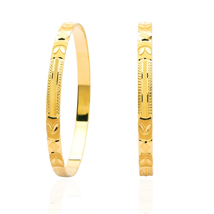 Gold Bangle For Women with Free Gold Coin