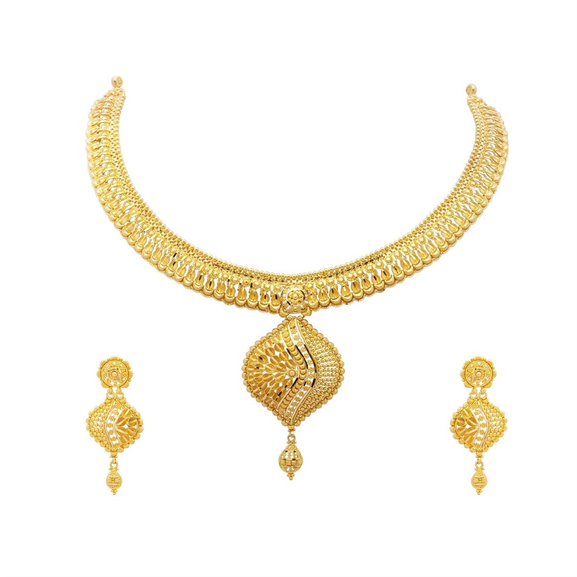 Gold Necklace Set For Women with Free Gold Coin