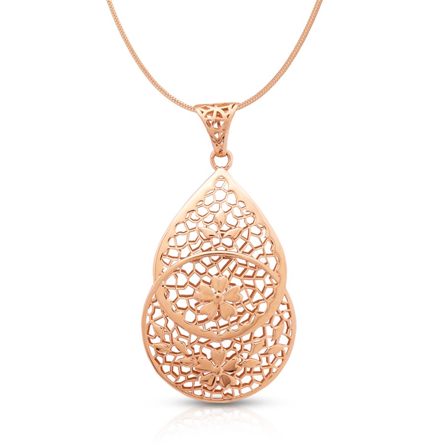 Gold Pendent For Women with Free Gold Coin