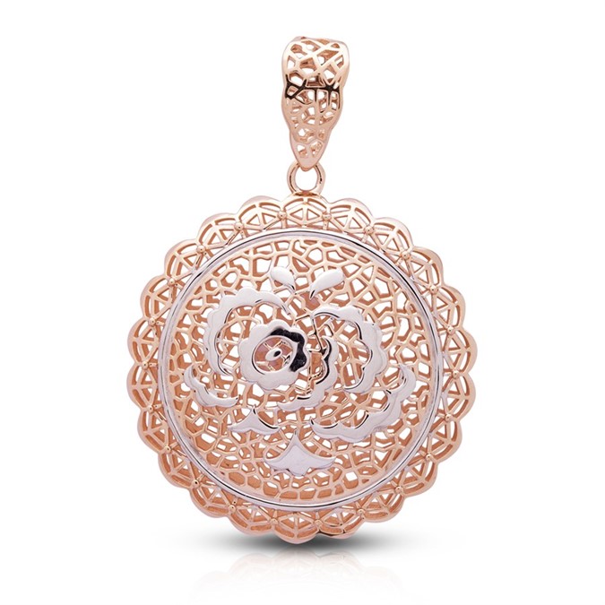 Rose Gold Pendent For Women