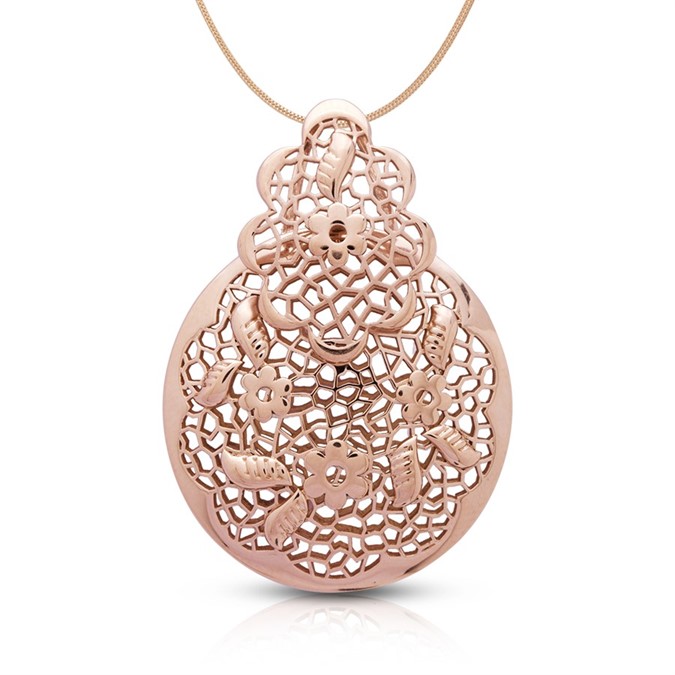 Rose Gold Pendent For Women