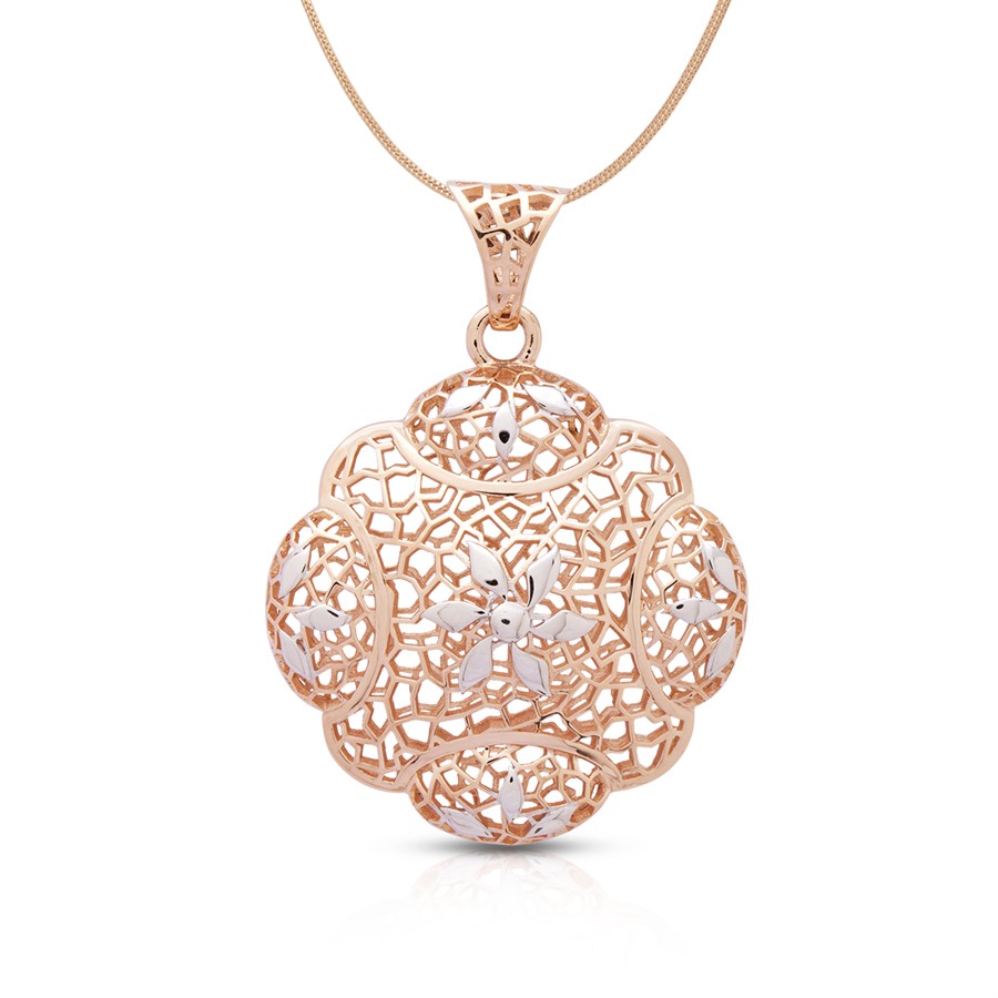 Rose Gold Pendent For Women