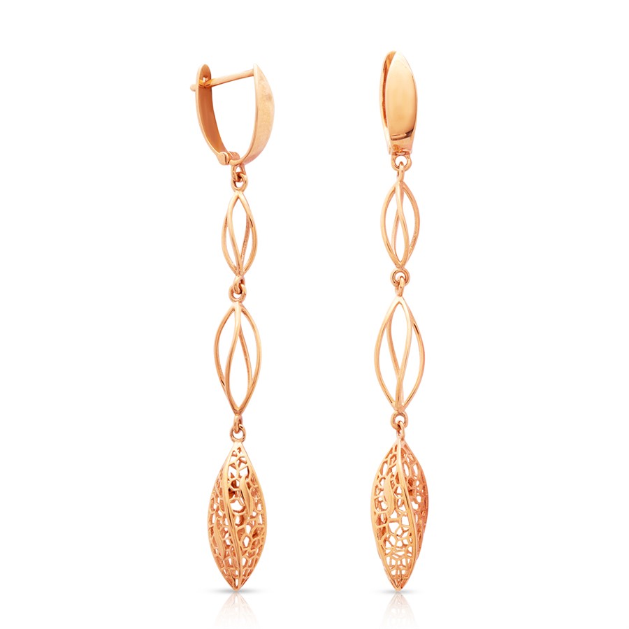 Gold Earring For Women with Free Gold Coin