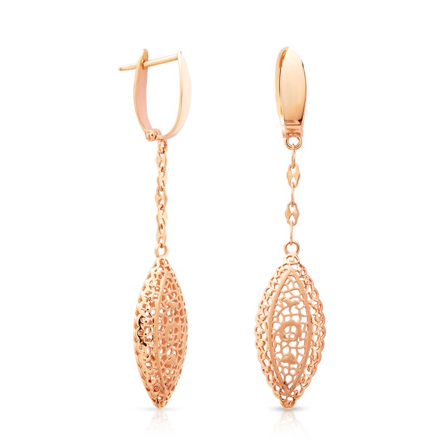 Gold Earring For Women with Free Gold Coin