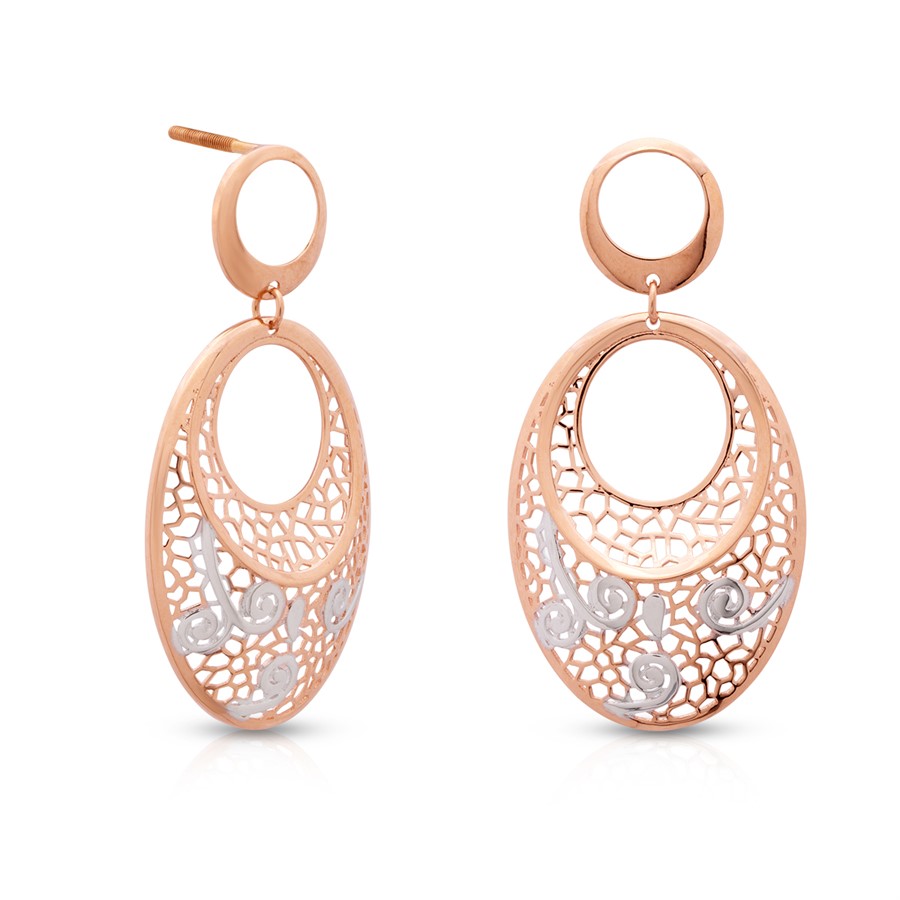 Gold Earring For Women with Free Gold Coin