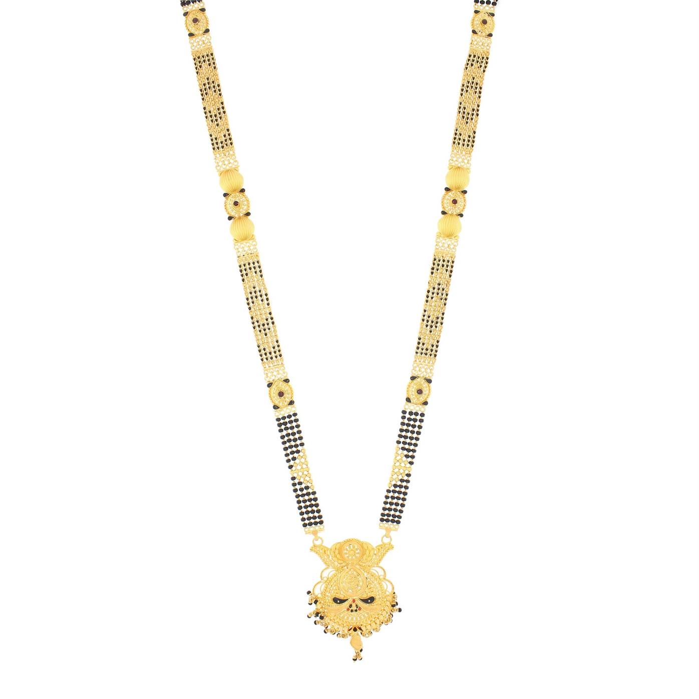 Gold Mangalsutra with Free Gold Coin