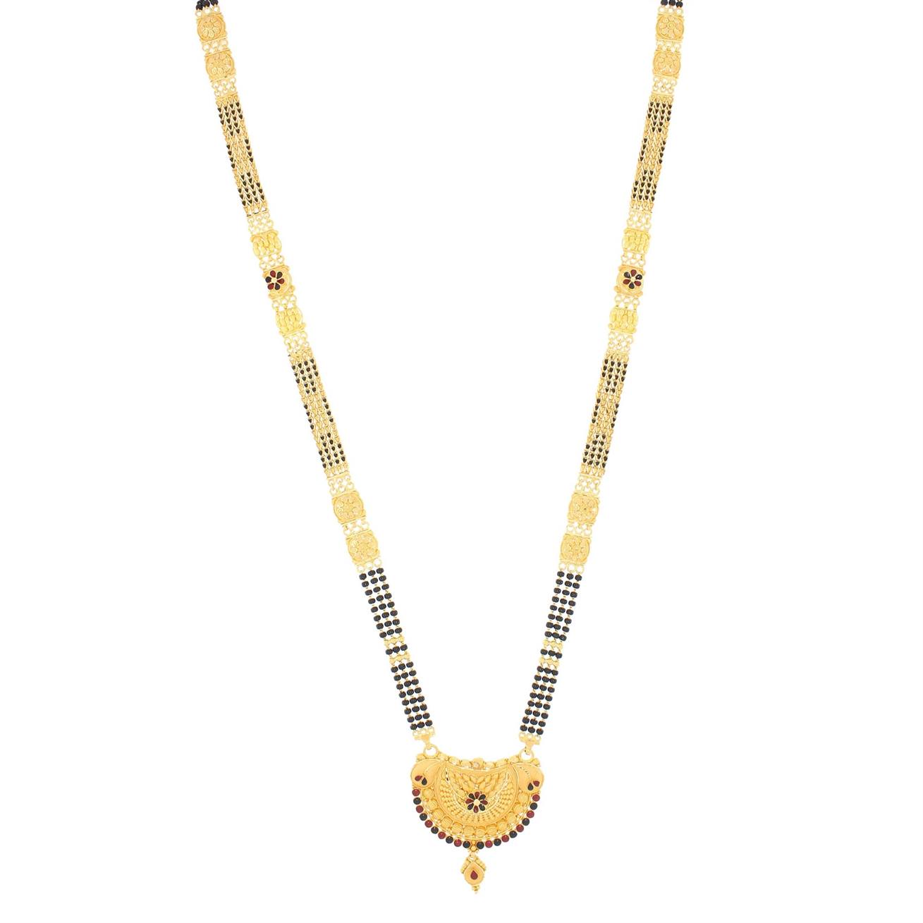 Gold Mangalsutra with Free Gold Coin