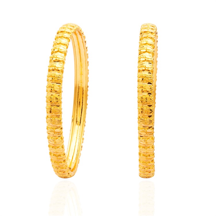 Gold Bangle with Free Gold Coin