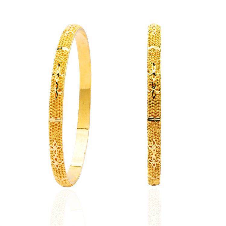 Gold Bangle with Free Gold Coin